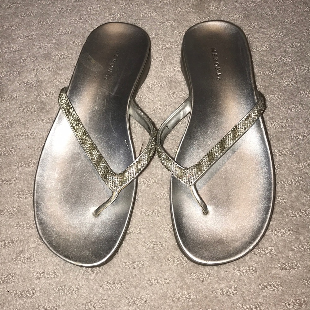 Merona Silver Sandals